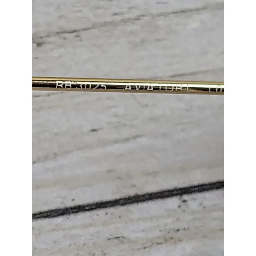 Ray-Ban Sunglasses RB3025 L0205 Aviator Gold Metal  58-14 Italy FRAMES‎ ONLY